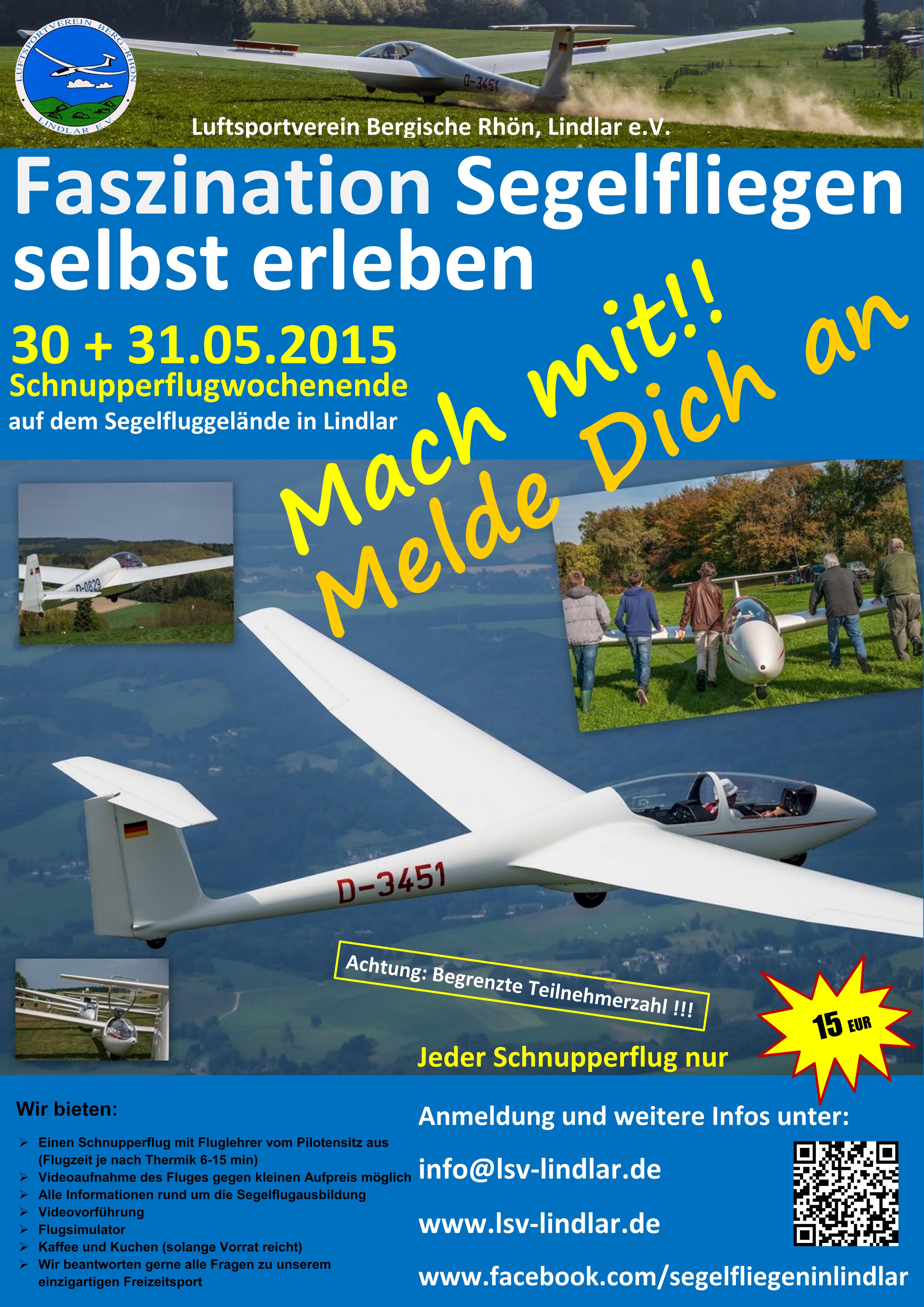 Anmeldung Schnupperflugwochenende Anmeldung Schnupperflugwochenende